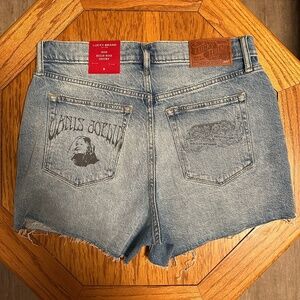 *LUCKY BRAND* Janis Joplin Mom High Rise Shorts Size 8 NWT